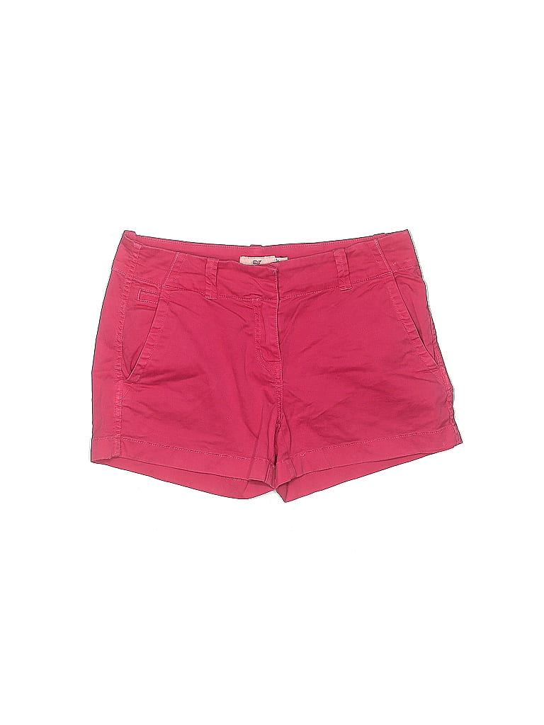 Vineyard Vines Solid Hearts Pink Khaki Shorts Size 2 - photo 1