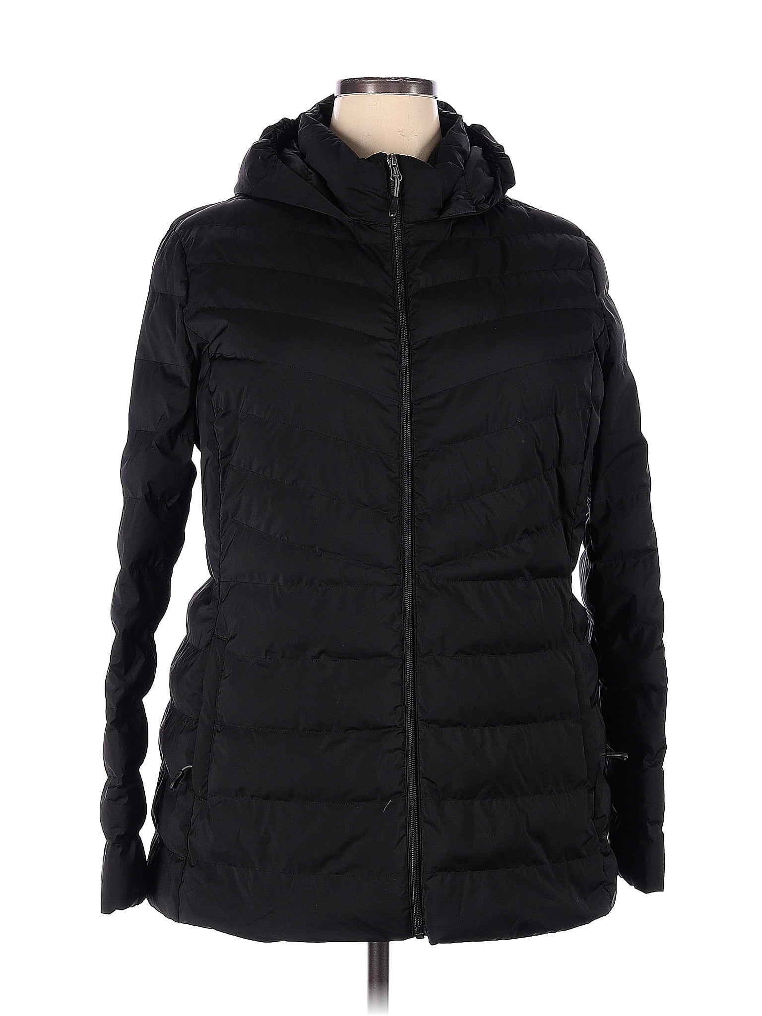 32 Degrees 100 Polyester Solid Black Snow Jacket Size XXL 70 off