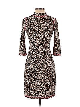 Slate & Willow Leopard Mock Neck Dress (view 1)