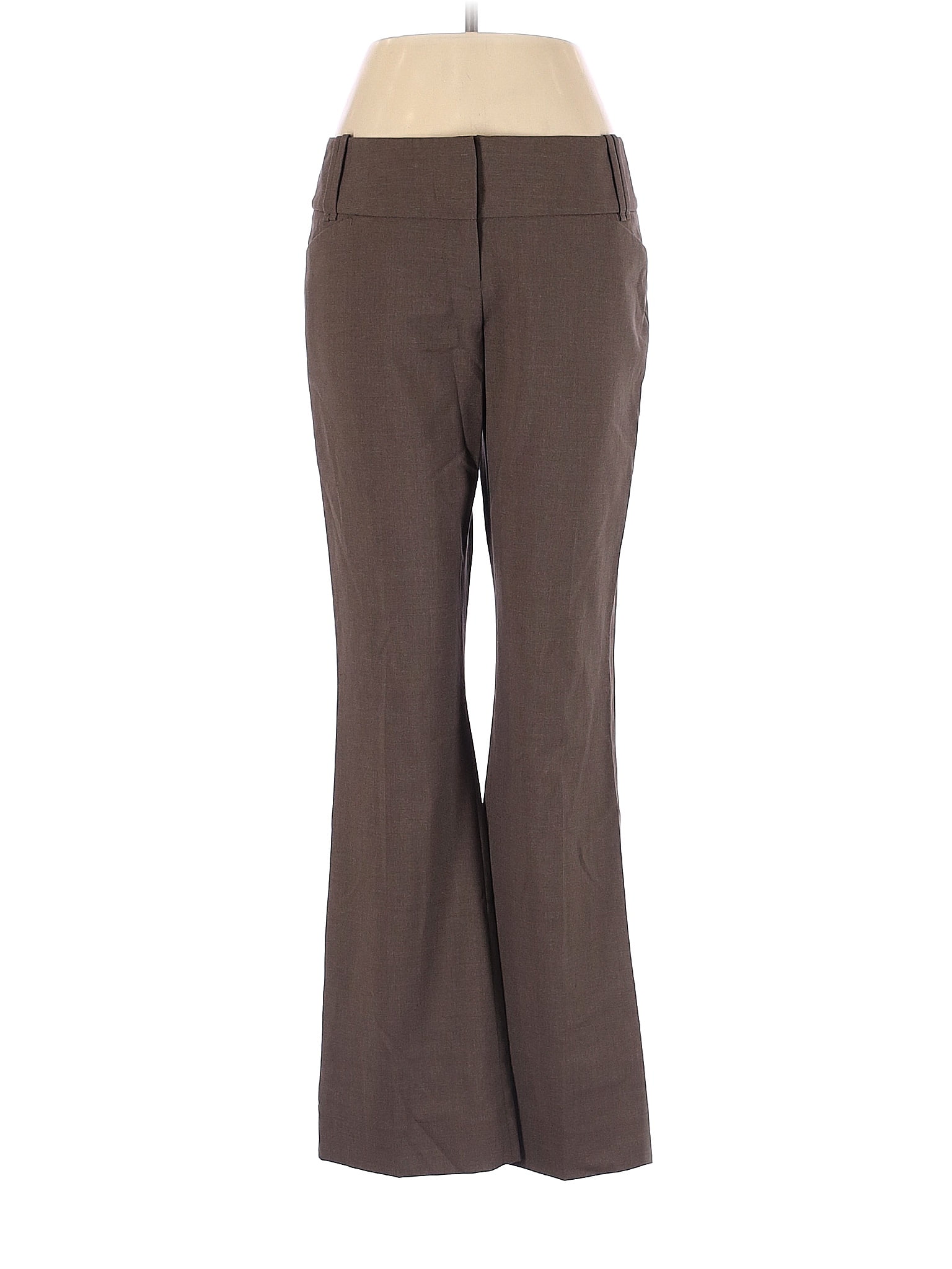 The Limited Black Collection Solid Brown Dress Pants Size 4 - 70% off ...