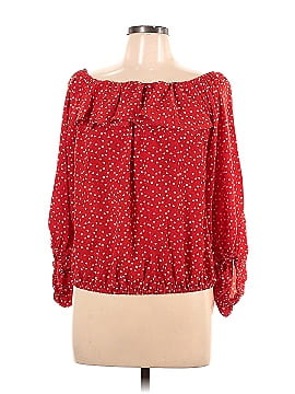 Main Strip Long Sleeve Blouse (view 1)