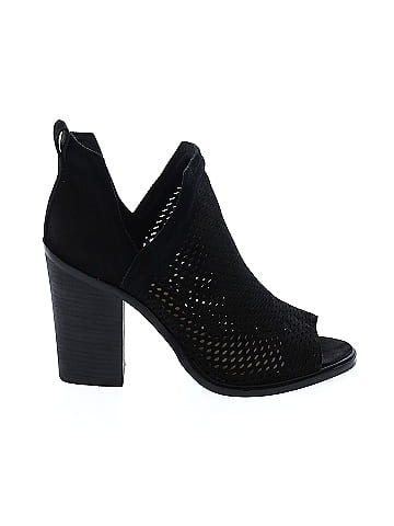 Vince camuto black sale open toe booties