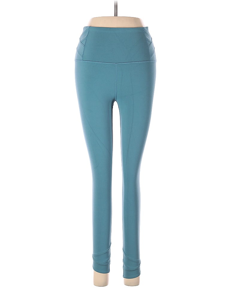 Athleta Solid Teal Leggings Size S (Petite) 61 off thredUP