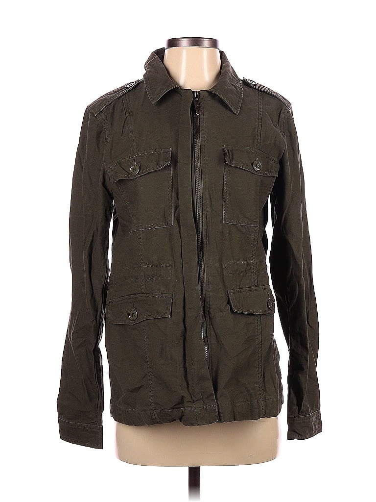 Truworths 100% Cotton Solid Green Brown Jacket Size 34 (EU) - 53% off ...