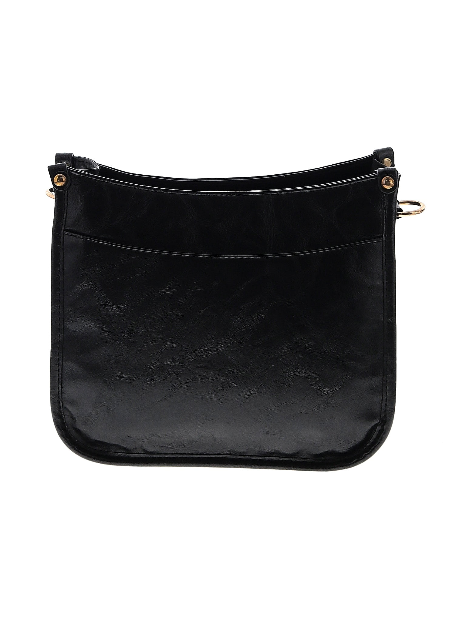 Assorted Brands Solid Black Crossbody Bag One Size 67 off thredUP