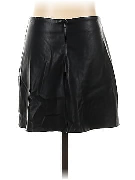 Trafaluc by Zara Faux Leather Skirt (view 2)