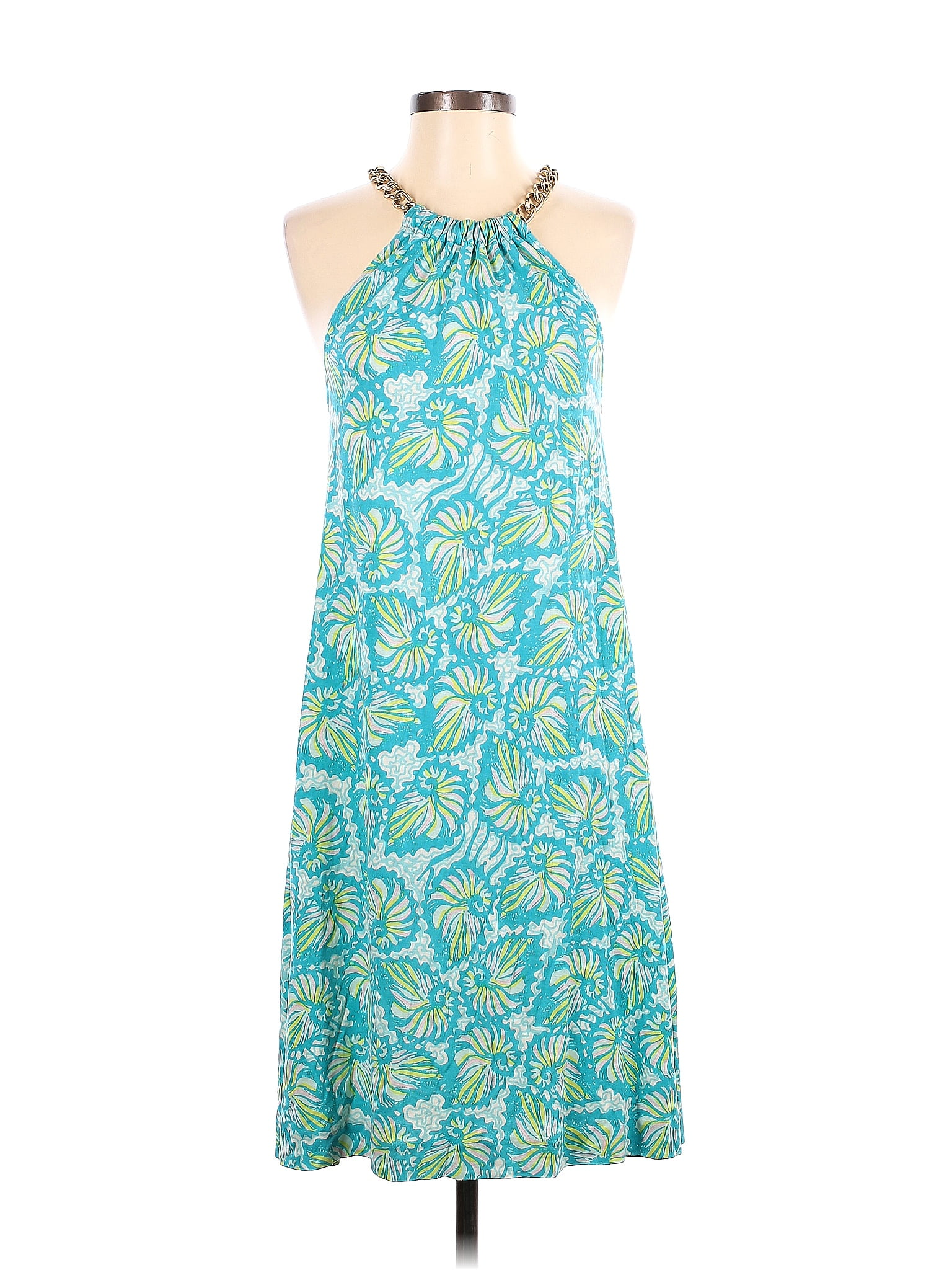 Dress Casual Midi By Lilly Pulitzer In Multi-colored, Size: Xs