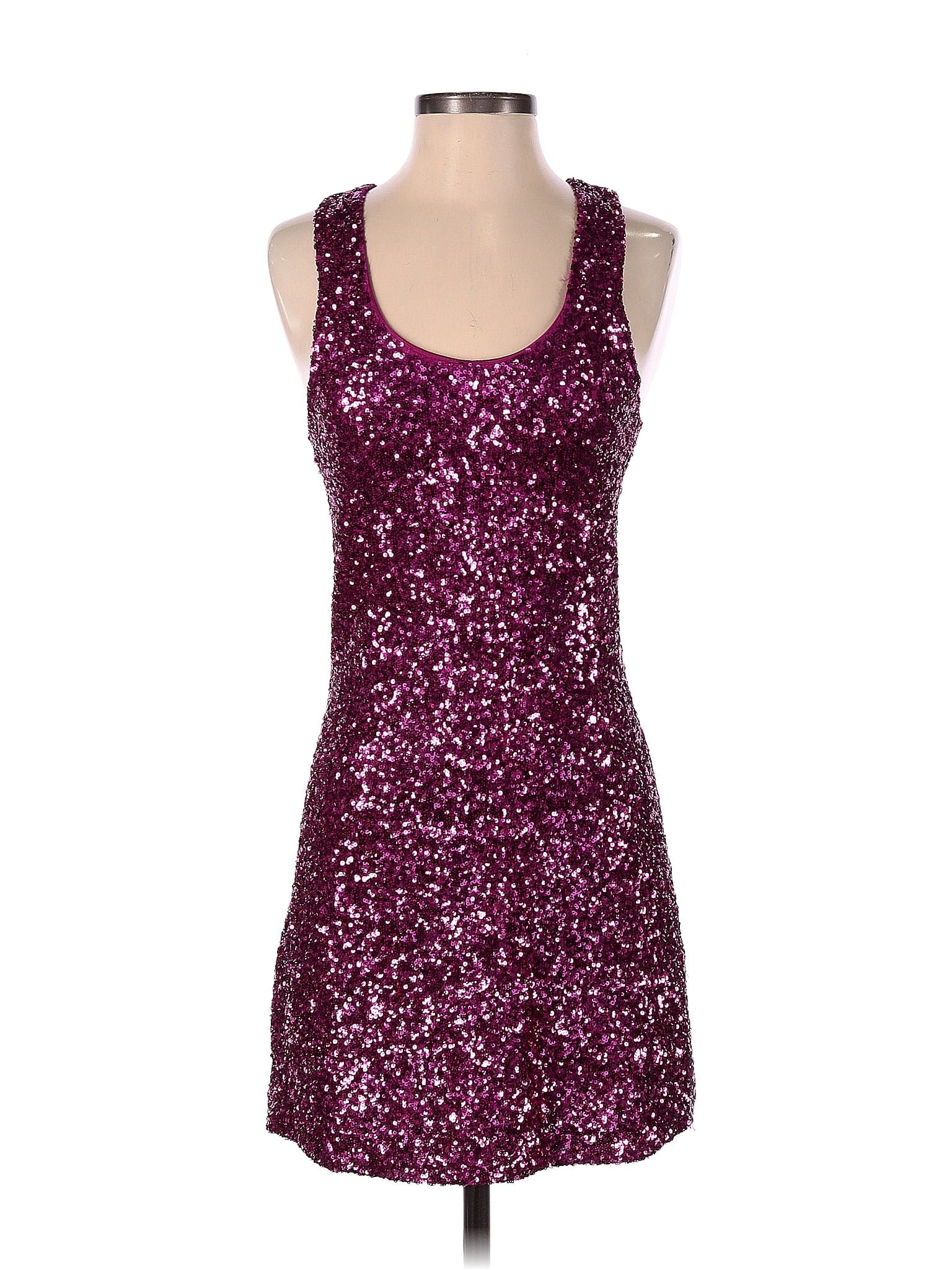 Alice Olivia Solid Purple Cocktail Dress Size Xs 83 Off Thredup