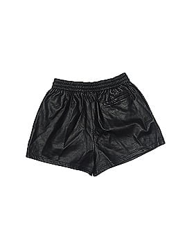 Kendall Lane Faux Leather Shorts (view 2)