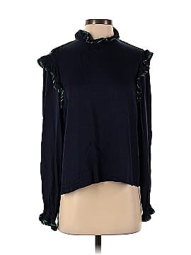 Opening Ceremony Persian Blue Twill Blouse (view 1)