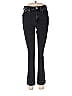 Madewell Houndstooth Tweed Chevron-herringbone Hearts Black Jeans Size 24 waist - photo 1