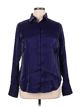 Designs & Co Lane Bryant Long Sleeve Button-Down Shirt (view 1)