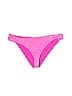 Lovers + Friends Solid Pink Swimsuit Bottoms Size M - photo 1