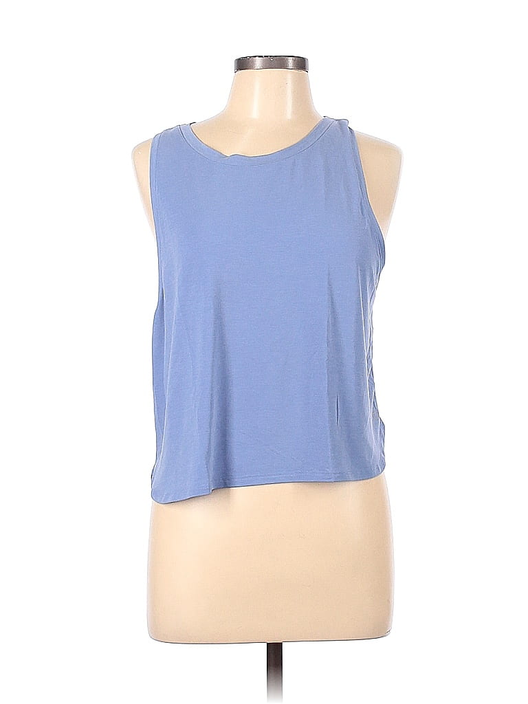 Gap Fit Blue Sleeveless T-Shirt Size L - photo 1