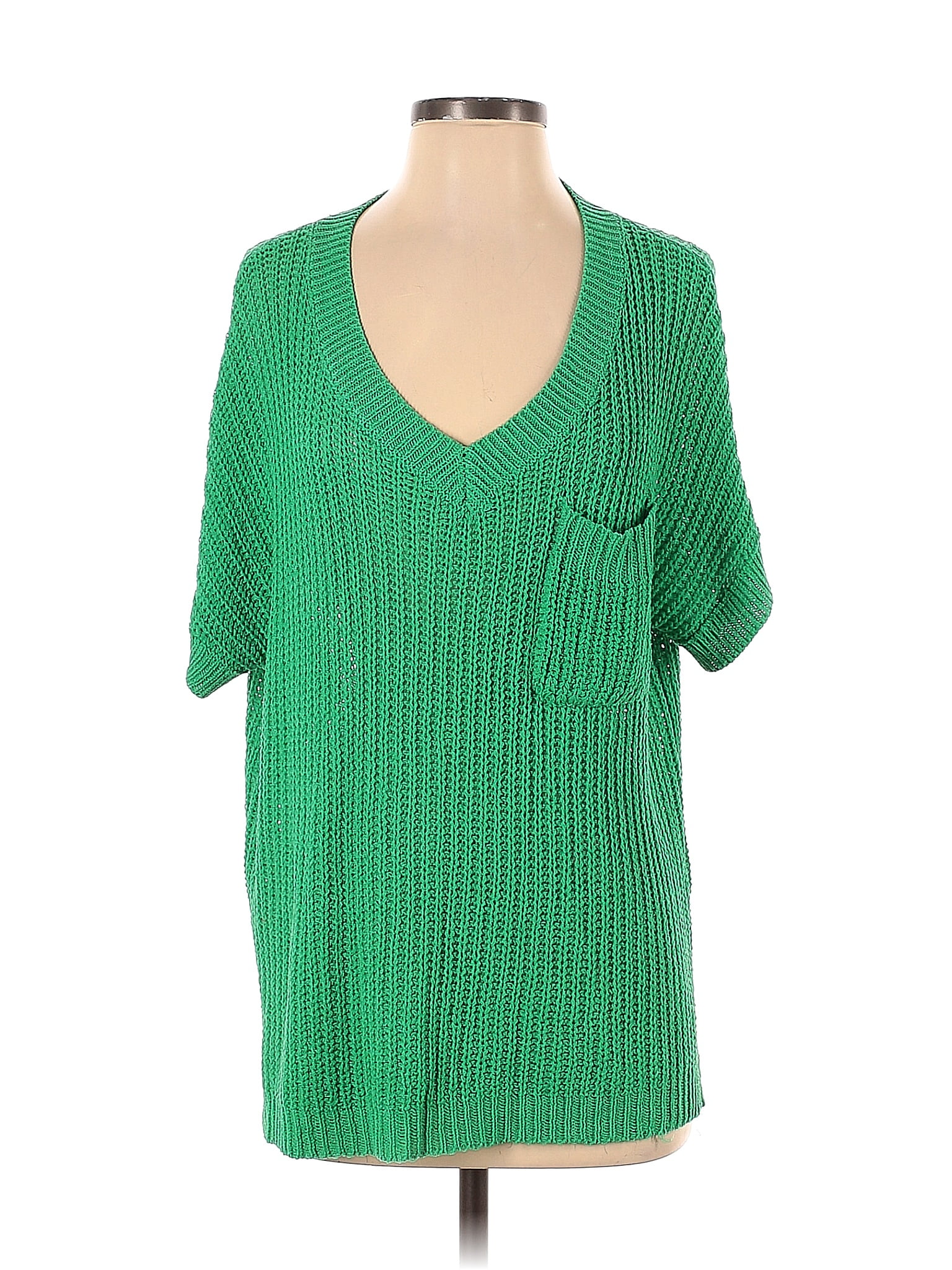 BiBi Color Block Geometric Sweater