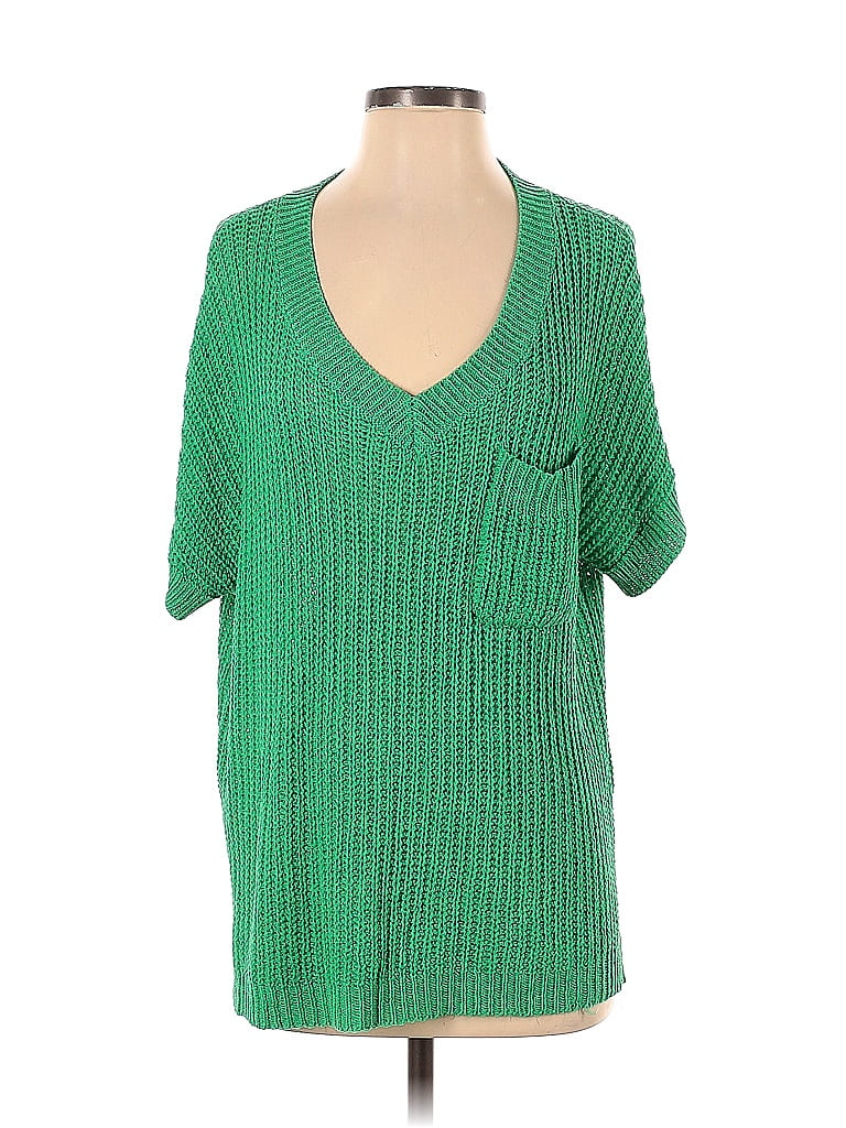 BiBi Color Block Geometric Sweater main image 0