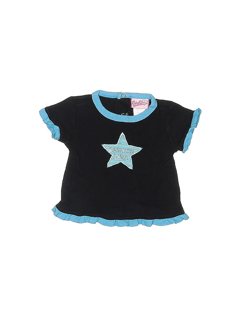 Pre-owned Assorted Brands Babies' Short Sleeve T-shirt In Blue