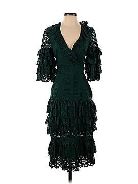 Saylor Emerald Lace Millie Dress (view 1)
