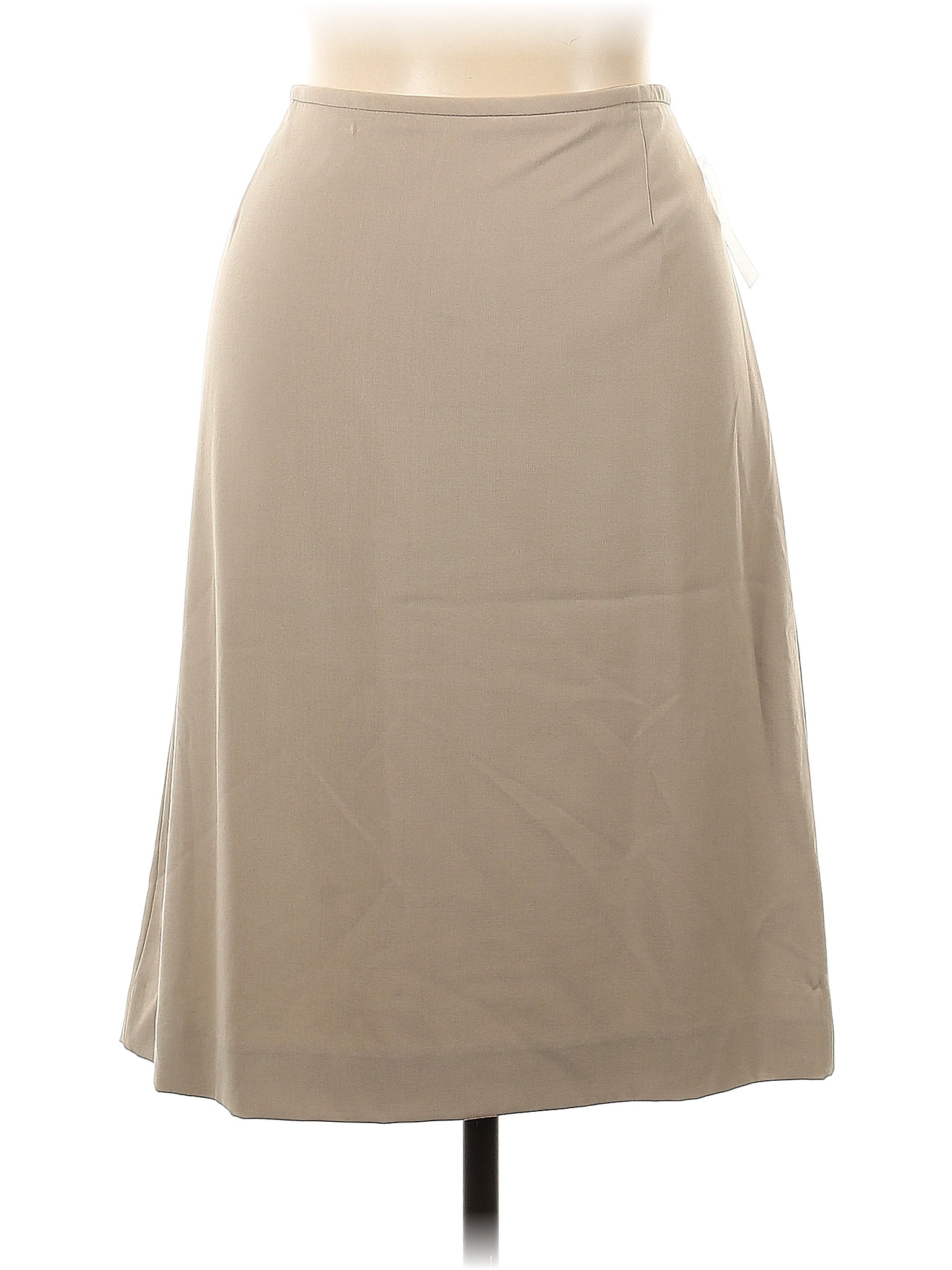 Tahari by ASL Solid Tan Casual Skirt Size 16 - 75% off | thredUP