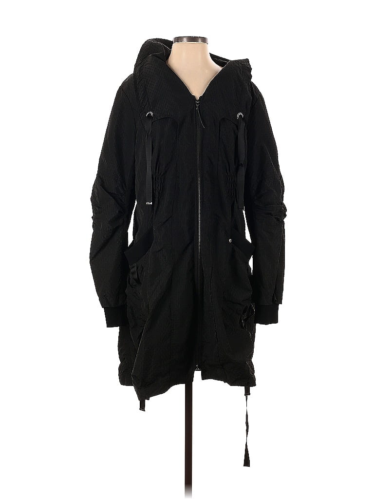 Deca Jacket Deca 100% Polyester Solid Black Jacket Size 4 - 72% off | thredUP