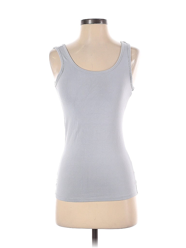 Lord & Taylor Solid Gray Tank Top Size XS - 72% off | thredUP