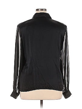 Liz Claiborne Collection Long Sleeve Silk Top (view 2)