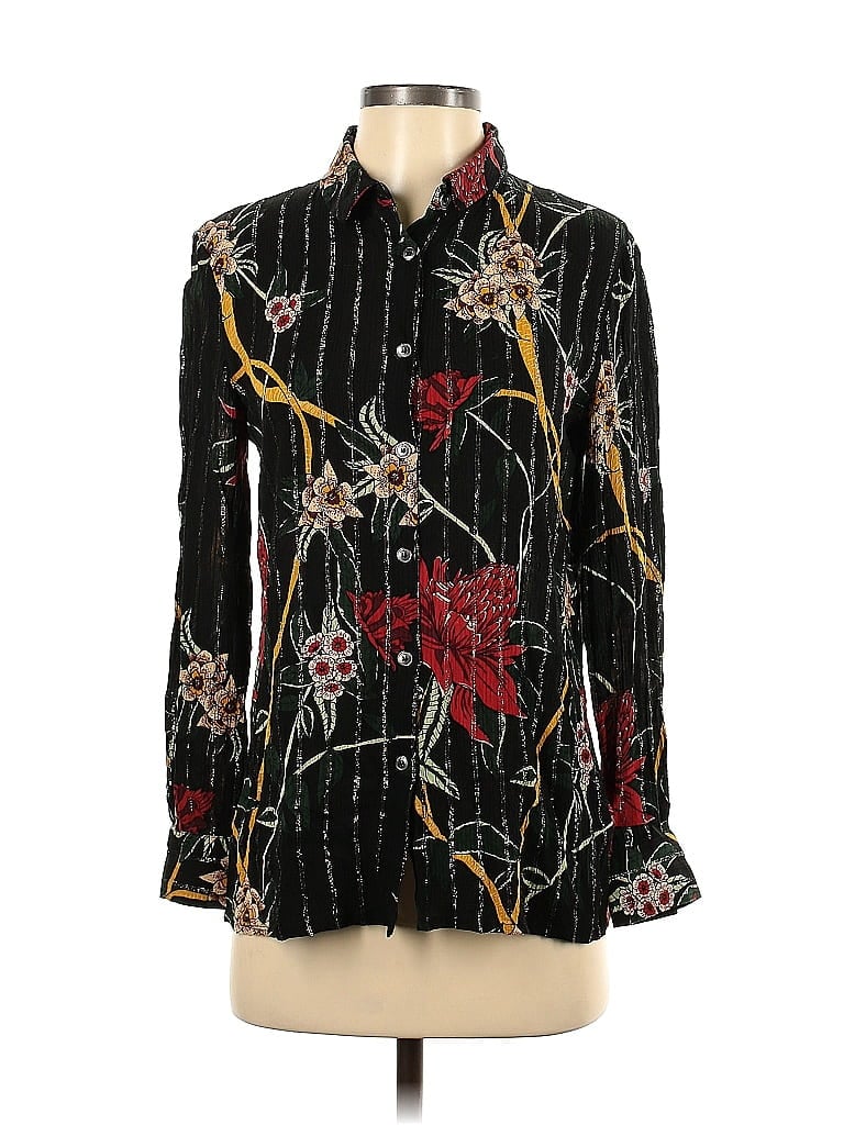 Click to view more detailed imagery on our partner's website Pre-owned Ba&sh Long Sleeve Blouse In Black