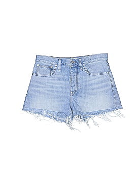 Madewell Relaxed Denim Shorts in Rosemount Wash: Destroyed Hem Edition (view 1)
