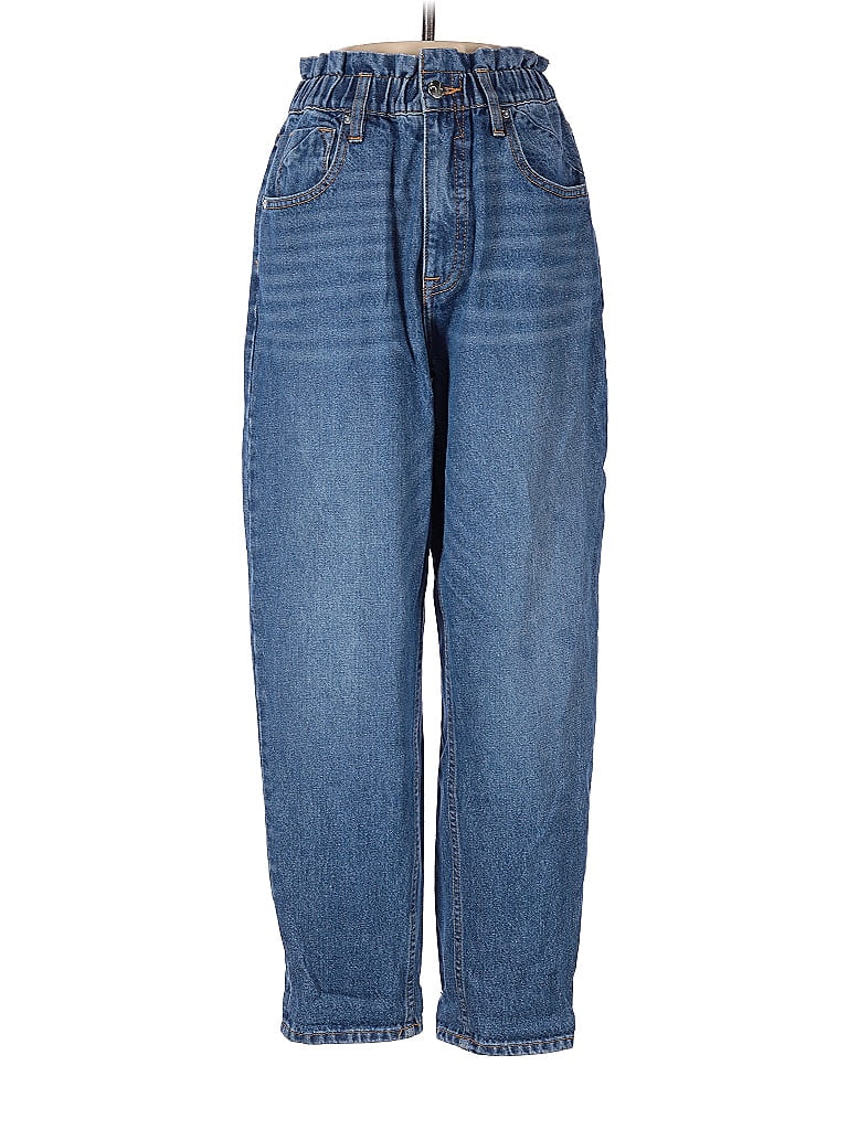Vigoss Solid Blue Jeans Size 2 - 63% off | thredUP