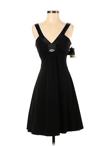 City Triangles Solid Black Cocktail Dress Size S - 56% off