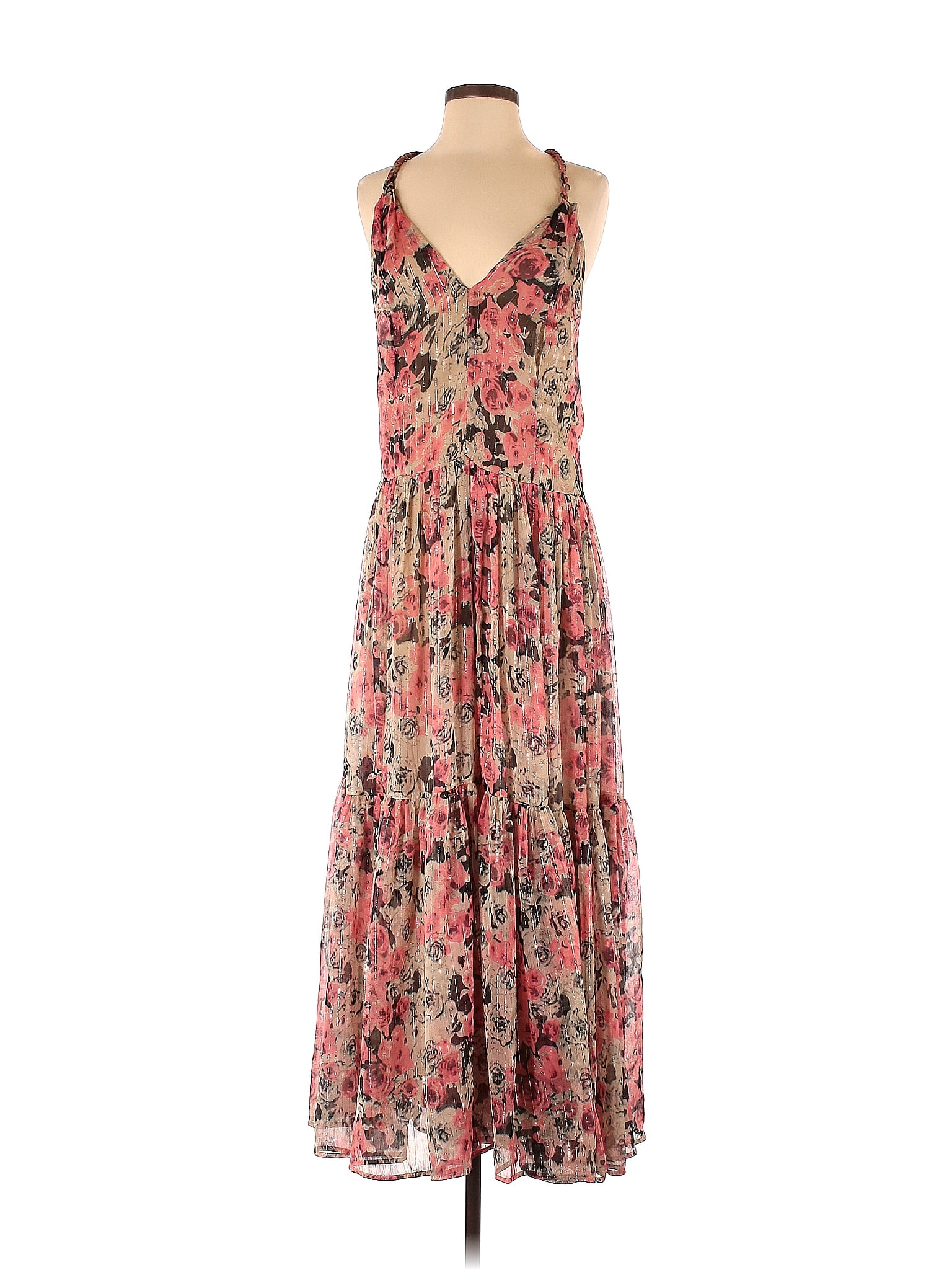 ASTR The Label Floral Multi Color Pink Casual Dress Size S - 56% off ...