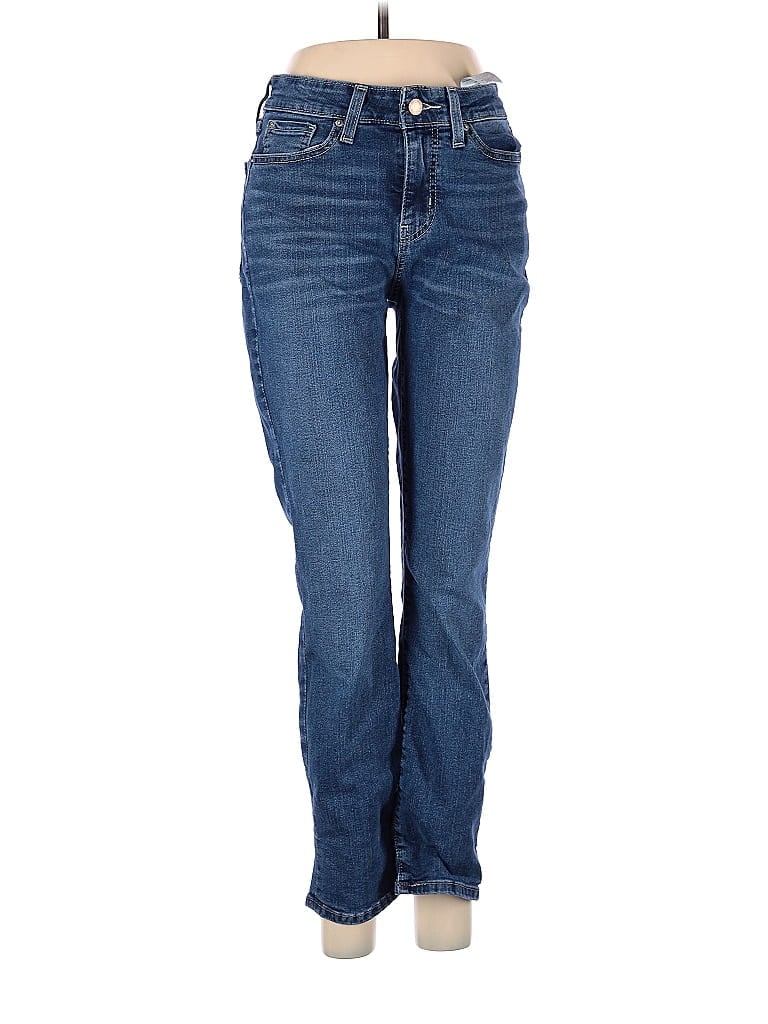 Levi Strauss Signature Solid Blue Jeans Size 6 - 32% off | thredUP