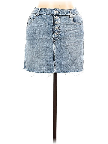 Sky and Sparrow Denim Skirt (view 1)