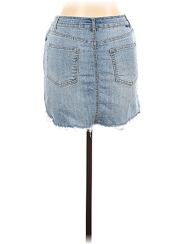 Sky and Sparrow Denim Skirt (view 2)