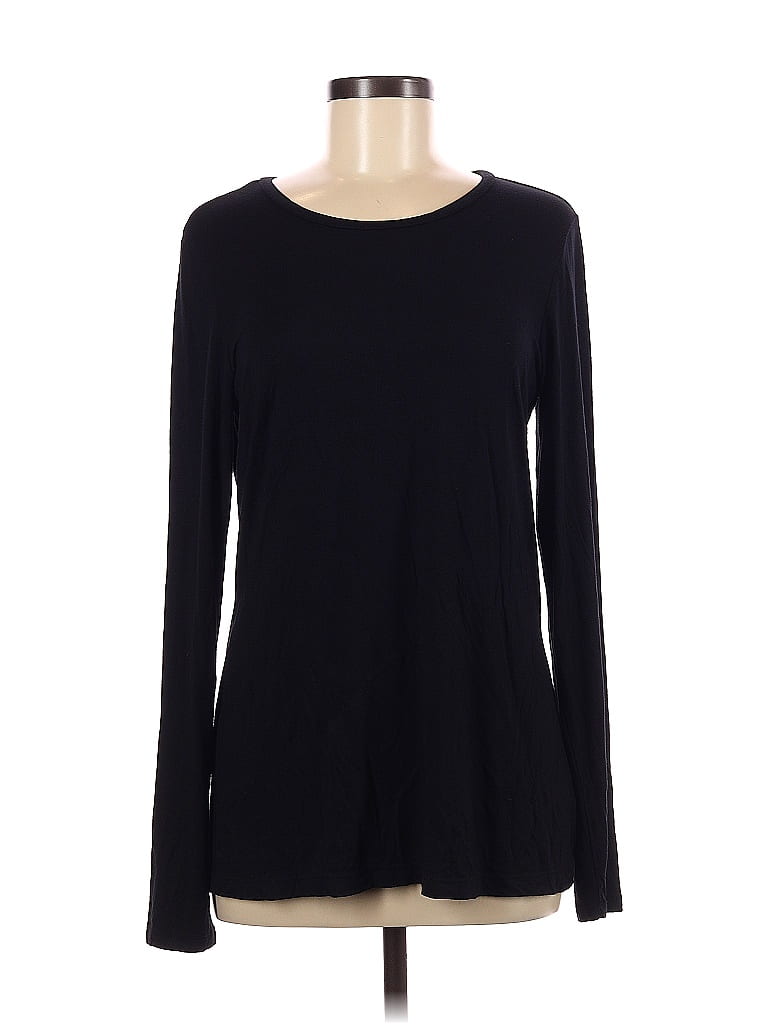 Halogen Black Long Sleeve T-Shirt Size XL - 68% off | thredUP