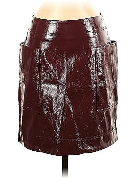 Maeve by Anthropologie Faux Leather Skirt (view 1)