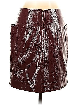 Maeve by Anthropologie Faux Leather Skirt (view 2)