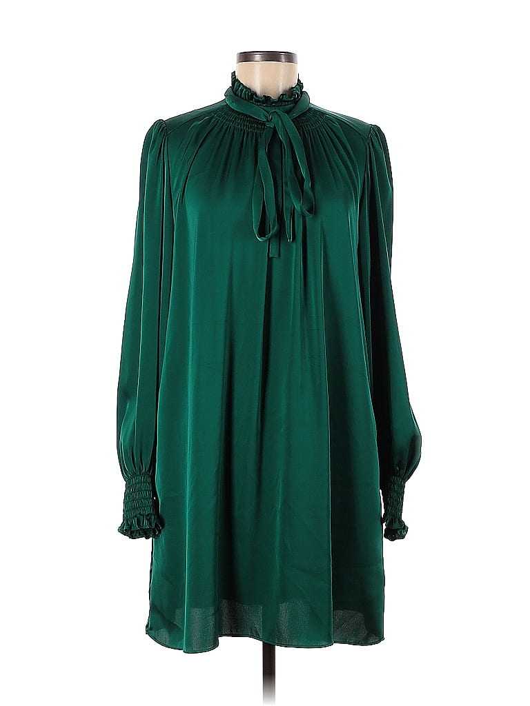 Green Mock Neck Dress by Adam Lippes Collective for $50