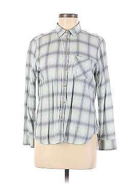 American Eagle Outfitters Long Sleeve Button-Down Shirt (view 1)