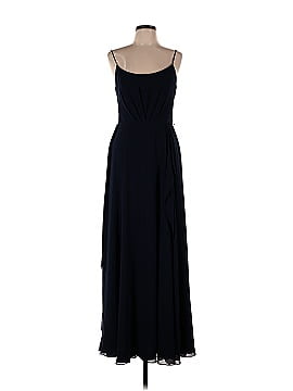 Amsale Navy Campbell Gown (view 1)