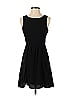 American Eagle Outfitters 100% Polyester Solid Black Casual Dress Size 4 - photo 1