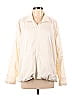 Athleta 100% Polyester Ivory Track Jacket Size L - photo 1