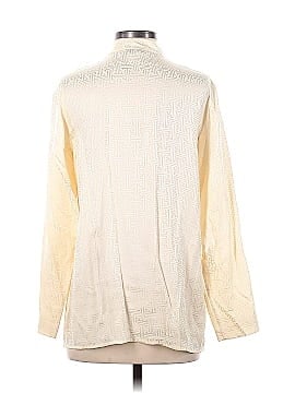 Clothes (real) Saks Fifth Avenue Long Sleeve Silk Top (view 2)