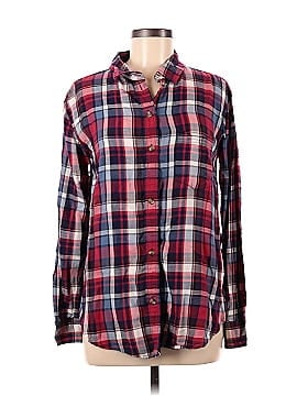 American Eagle Outfitters Long Sleeve Button-Down Shirt (view 1)