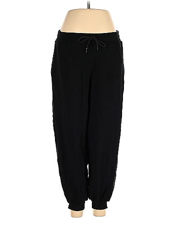 Alice Olivia 100 Cotton Black Sweatpants Size M 81 off ThredUp