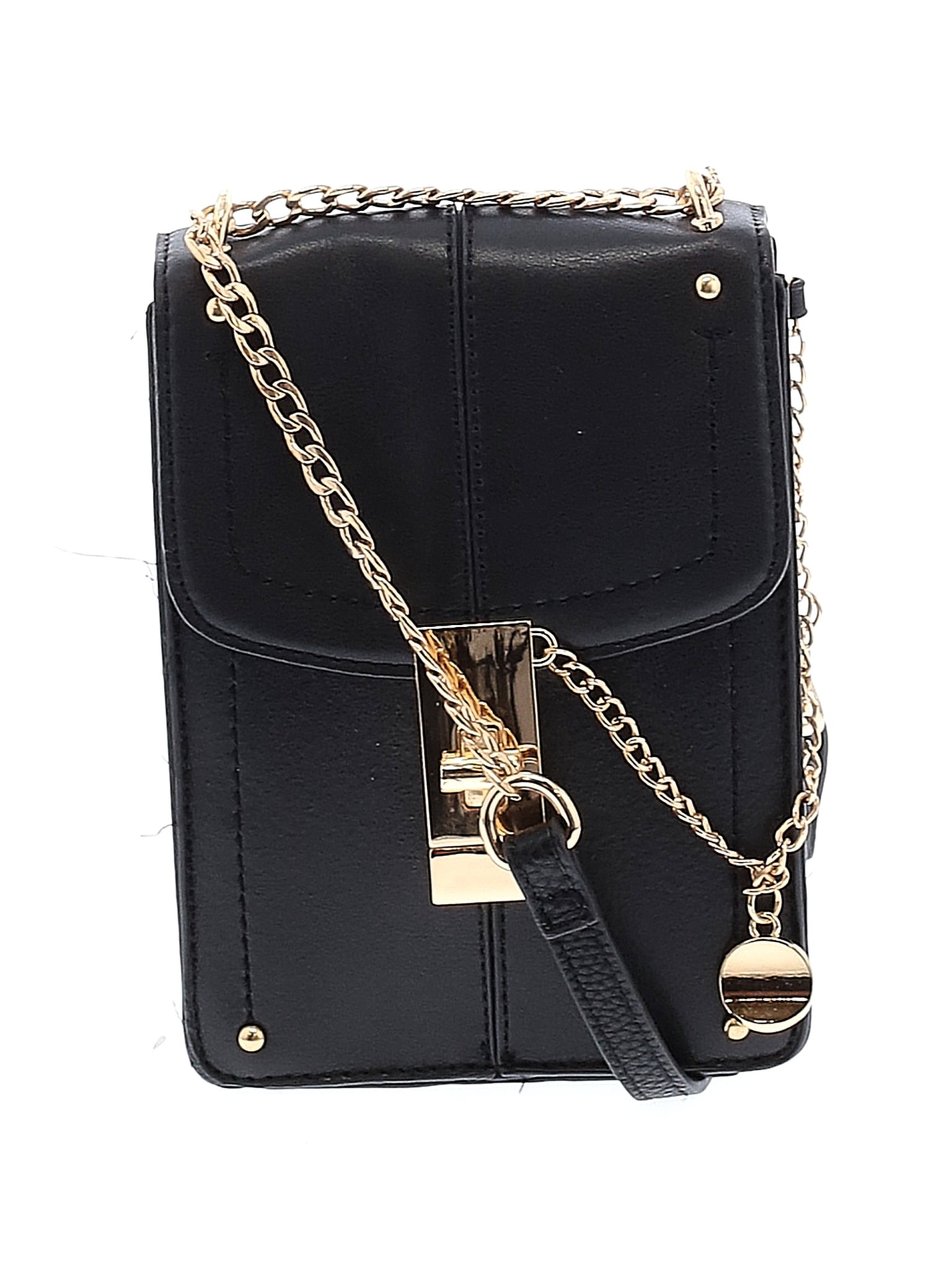 Assorted Brands Solid Black Crossbody Bag One Size 54 off thredUP