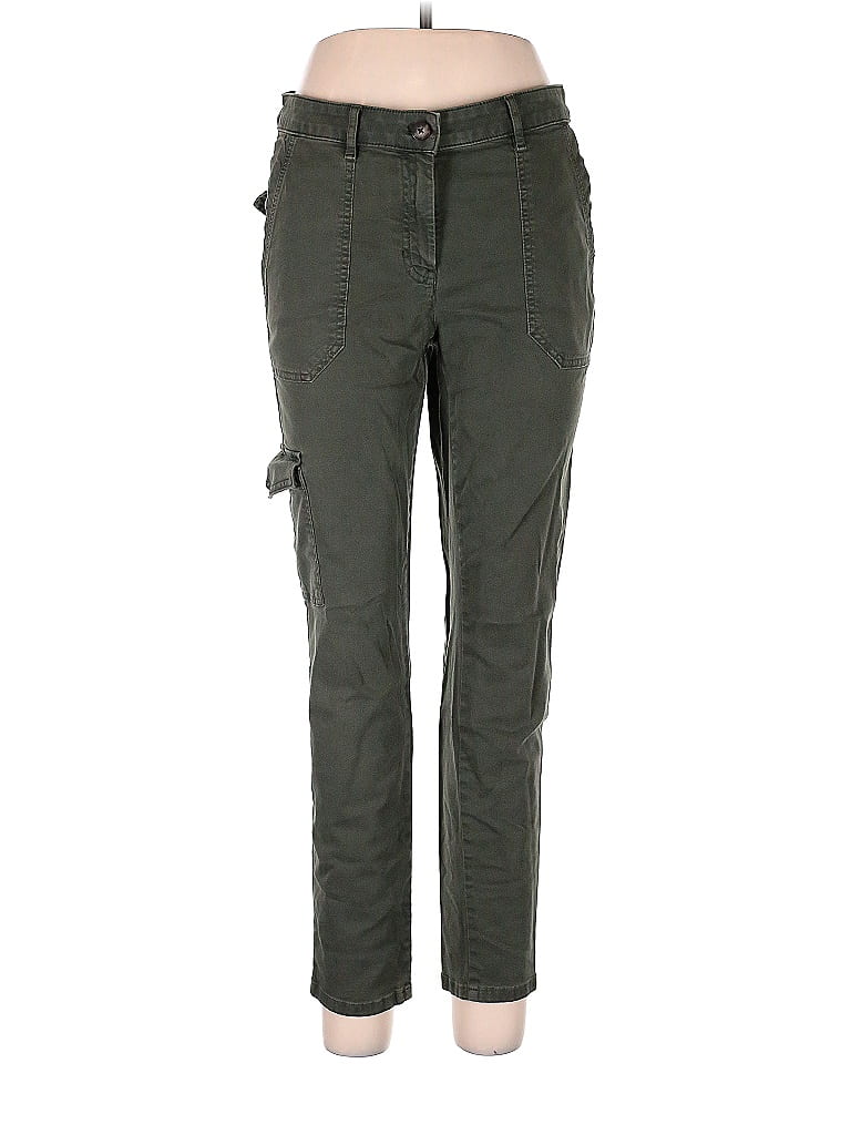 J.Jill Solid Green Cargo Pants Size 10 72 off thredUP