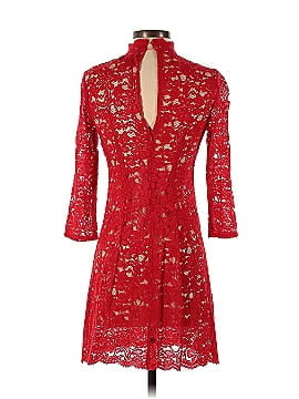 Slate & Willow Red Mod Lace Dress (view 2)
