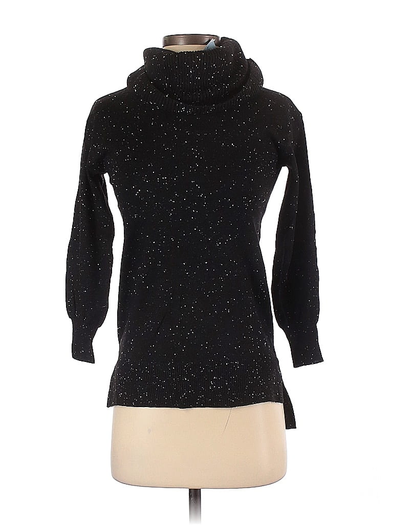 Ann Taylor LOFT Black Turtleneck Sweater Size XXS (Petite) - photo 1