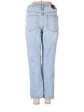 Madewell The High-Rise Slim Crop Boyjean in Dumas Wash: Ripped Edition (view 2)